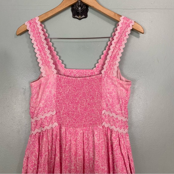 Lilly Pulitzer Pollie Midi Dress Pink Midi Sz 4 - Picture 7 of 10